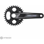 Shimano Deore FC-M6120 kliky, 175 mm, 1x12, 32T, BOOST, dvoudílné, bez ložisek – Hledejceny.cz