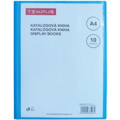 TEMPUS Katalogová kniha A4 - Tempus modrá - 10 listů – Zboží Živě