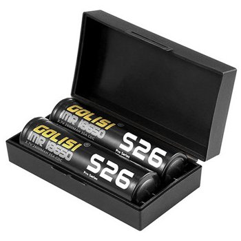 Golisi baterie S26 IMR 18650 / 35A 2600mAh 2ks + pouzdro