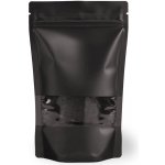 Doypack PAP/PET/PE(CPP) černý s okénkem kulaté rohy bal. 100 ks Objem: 1000 ml – Zboží Mobilmania