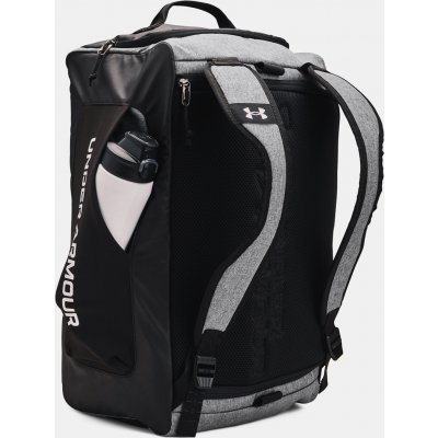 Under Armour Contain Duo MD BP Duffle Castlerock Medium Heather/Black/White 50 L – Zboží Dáma