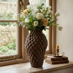 Designová keramická váza z porcelánu - Bytová dekorace 28,5 cm - Lira – Hledejceny.cz