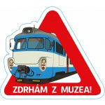 Dopravní svět Samolepka vlak 451 pozor – Zboží Živě