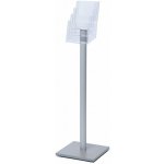 Jansen Display Stojan na letáky A5 4 kapsy stříbrná – Zboží Živě