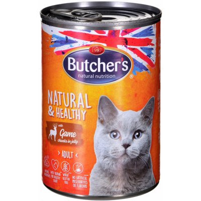 Butcher's Cat Natur.&Healthy s jelením masem 400 g