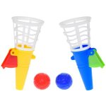 Hra catch ball set 2 vystřelovací košíčky 2 míčky fotbal chytání míčků – Zboží Živě