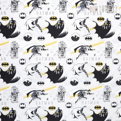 Bavlna vzor Batman, digitální tisk – Zboží Dáma