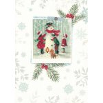 Pohlednice Vánoční sněhulák – Zboží Mobilmania