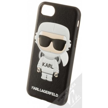 Pouzdro Karl Lagerfeld Karl Space Cosmonaut s motivem Apple iPhone 6 iPhone 6S iPhone 7 iPhone 8 černé