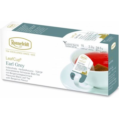 Ronnefeldt LeafCup Classic Earl Grey čaj sáčky 15 x 2.3 g