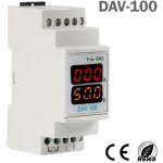 Neven DAV-100 jednofázový LED ampérmetr a voltmetr DIN – Hledejceny.cz
