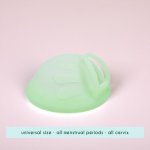 Femi.Eko Menstruační disk zelený lékařský silikon 38 ml – Zboží Dáma