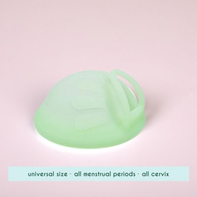 Femi.Eko Menstruační disk zelený lékařský silikon 38 ml – Zboží Dáma