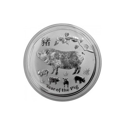 The Perth Mint stříbrná mince Lunar Series II Year of Pig 2019 1 kg – Zboží Mobilmania