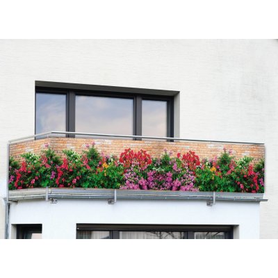Maximex Balkonový kryt s květinami, 5 m x 85 cm