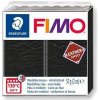 Modelovací hmota FIMO Leather Effect černá 57 g