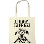CurePink Shopping taška na rameno Harry Potter: Dobby Is Free – Zboží Mobilmania