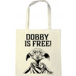 CurePink Shopping taška na rameno Harry Potter: Dobby Is Free – Zbozi.Blesk.cz