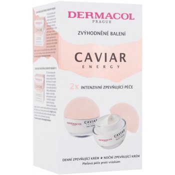 Dermacol Caviar Energy denní pleťový krém Caviar Energy Day Cream 50 ml + noční pleťový krém Caviar Energy Night Cream 50 ml dárková sada