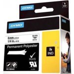 Dymo Rhino 1805442, 6mm x 5,5m, černý tisk/bílý podklad, originální páska – Zboží Živě