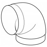 Faber Koleno kulaté 90° 87.590 – Zboží Dáma