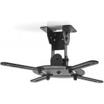 Nedis PJCM100BK stropní držák projektoru full motion 360°, 130 mm, 10 kg, černá – Sleviste.cz
