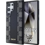 DKNY PU Leather Checkered Pattern Magsafe pro Samsung Galaxy S24 Ultra Black DKHMS24LPCPVSLK – Sleviste.cz
