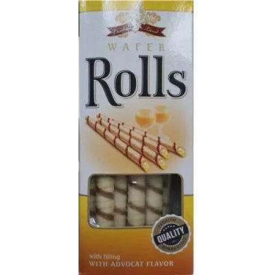 Cookiesland wafer rolls advocat 160 g – Zboží Dáma