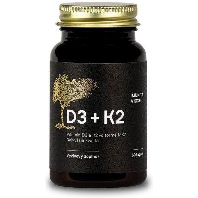 APOTHECARY Vitamín D3+K2 60 kapslí – Hledejceny.cz