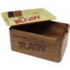RAW dřevěná krabička s víkem mini
