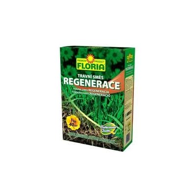 AGRO FLORIA Travní směs REGENERACE krabička 1 kg – Zboží Mobilmania