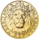 Česká mincovna Zlatá uncová mince Český lev stand 1 oz