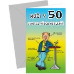 ARGUS Vtipné přání k 50. narozeninám 190-641-c – Sleviste.cz