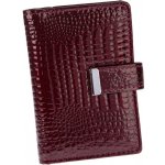 Jennifer Jones Pouzdro na doklady karty a vizitky 5244-11 vínová – Zboží Živě