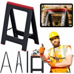 PROSPERPLAST Podstavec stavební (koza) TITAN STAND černý 580 x 50 x 793 mm – Zboží Mobilmania