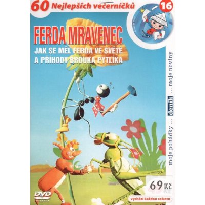 Ferda mravenec Jak se měl ve světě papírový obal DVD – Zbozi.Blesk.cz