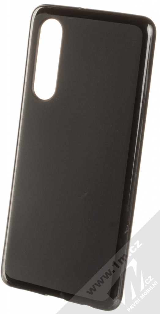 Pouzdro Forcell Jelly Back Matt Case TPU ochranné silikonové Huawei P30 černé