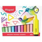 Maped Fluo Peps classic + pastel 12 ks – Hledejceny.cz