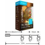 Modee ML-C3014 10LED 90cm zvonek skřipec vánoční řetěz nano, 2xAA teplá IP20 352743,00 – Hledejceny.cz