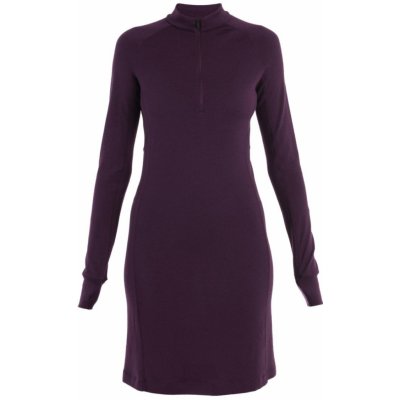 Icebreaker Wmns Merino 260 Granary LS Half Zip Tee Dress Nightshade – Zbozi.Blesk.cz