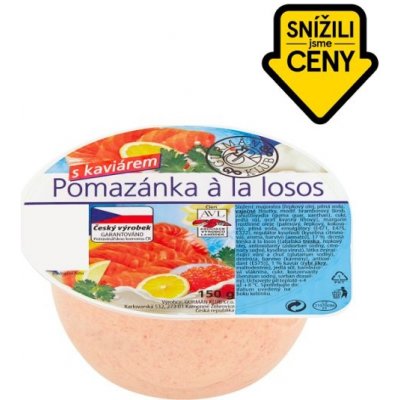 Gurmán Klub Pomazánka à la losos s kaviárem 150 g – Zbozi.Blesk.cz