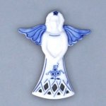 Cibulák Vánoční ozdoba anděl 11 cm originální cibulákový porcelán Dubí cibulový vzor 10606-01 – Zboží Dáma