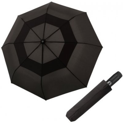 Doppler Fiber Magic XM Air pánský plně automatický deštník černý – Sleviste.cz