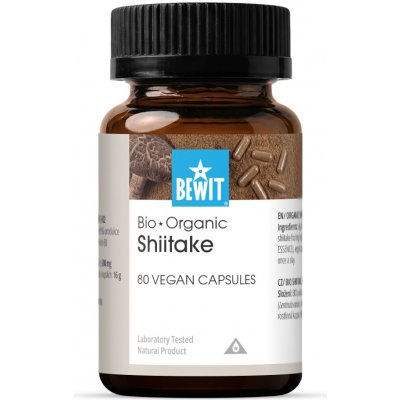 BEWIT Shiitake BIO 160 kapslí – Hledejceny.cz