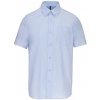 Pánská Košile Kariban pánská košile s krátkým rukávem Oxford modrá
