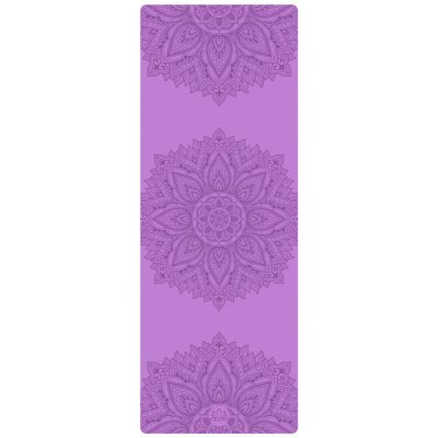 Gaiam Premium Mandala 6mm Yoga Mat, Purple