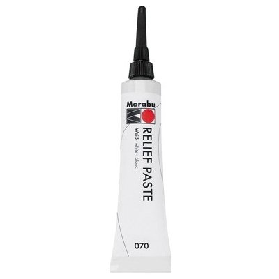 Marabu Reliéfní pasta 20ml 070 bílá – Zboží Dáma