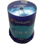 Verbatim CD-R 700MB 52x, cakebox, 100ks (43411) – Zboží Živě