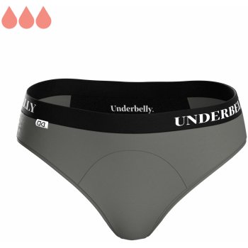 Underbelly menstruační kalhotky UNIVERS šedá černá z polyamidu Pro střední až silnější menstruaci