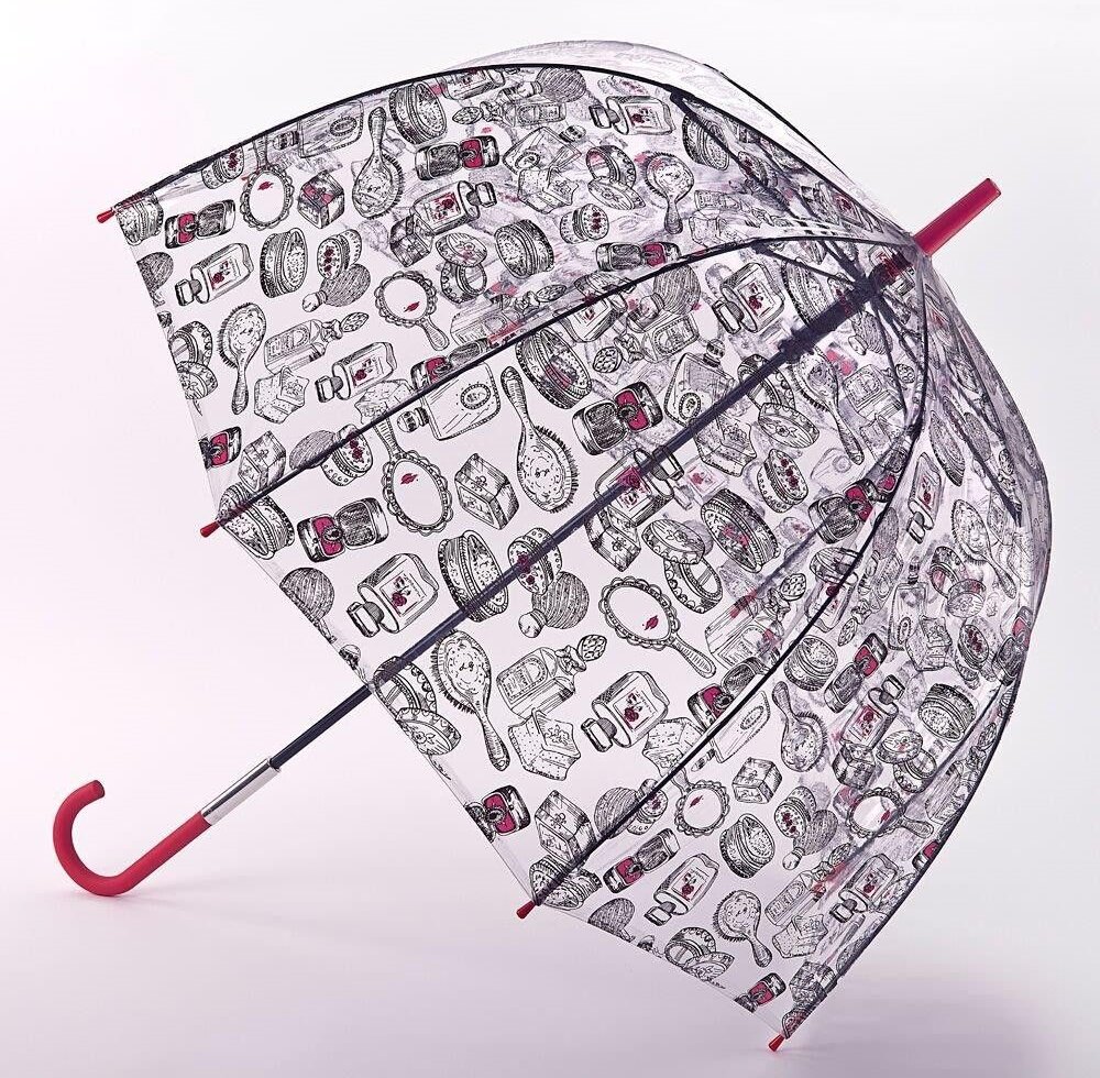 Fulton Lulu Guinness Birdcage 2 dámský průhledný holový deštník |  Srovnanicen.cz